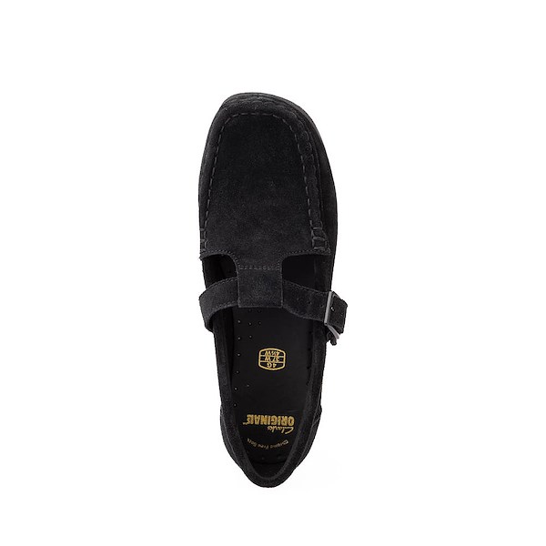 alternate view Clarks Wallabee Evo T-Bar Mocassin - Big Kid - BlackALT2