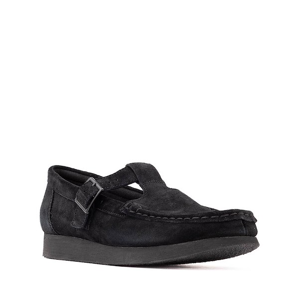 alternate view Clarks Wallabee Evo T-Bar Mocassin - Big Kid - BlackALT5