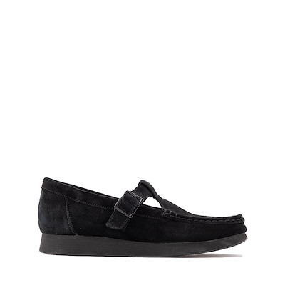 Main view of Clarks Wallabee Evo T-Bar Mocassin - Big Kid - Black