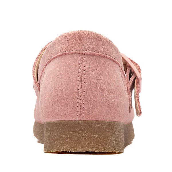 alternate view Clarks Wallabee Evo T-Bar Mocassin - Big Kid - Dusty PinkALT4