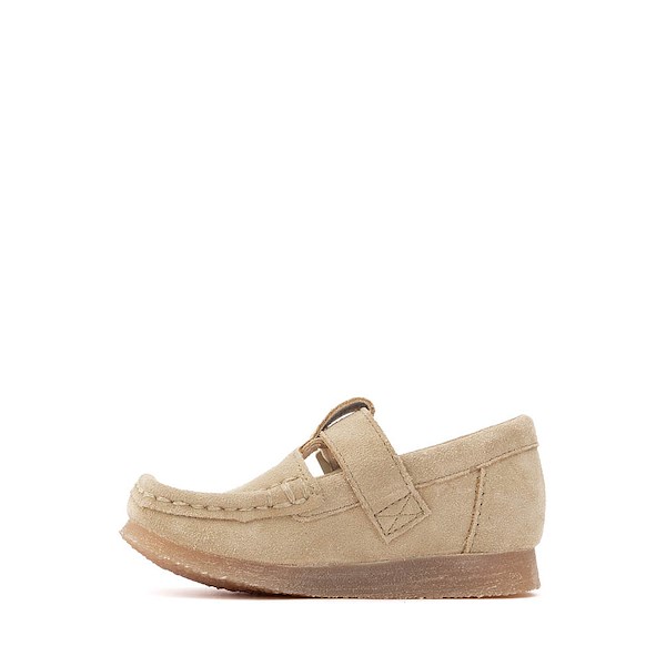 alternate view Clarks Wallabee Evo T-Bar Mocassin - Toddler - MapleALT1