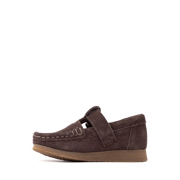 alternate view Clarks Wallabee Evo T-Bar Mocassin - Toddler - ChocolateALT1