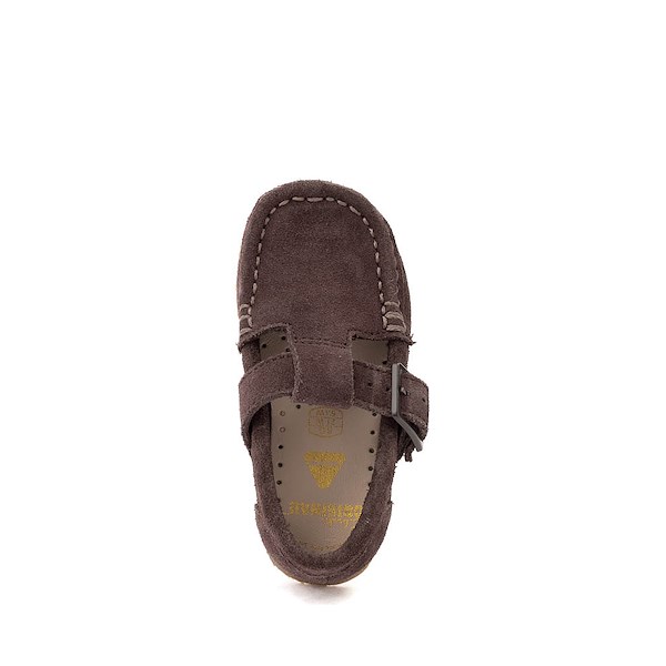 alternate view Clarks Wallabee Evo T-Bar Mocassin - Toddler - ChocolateALT2