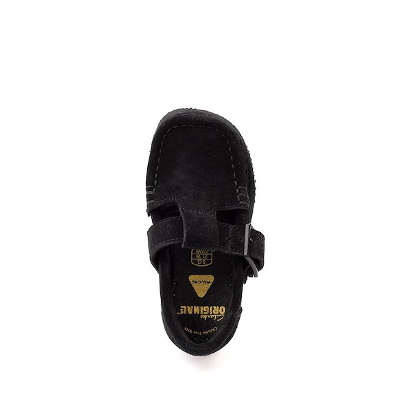 alternate view Clarks Wallabee Evo T-Bar Mocassin - Toddler - BlackALT2