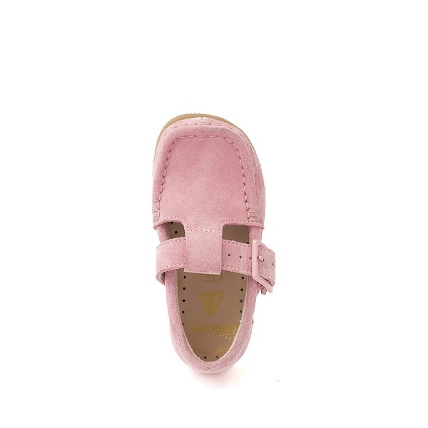 alternate view Clarks Wallabee Evo T-Bar Mocassin - Toddler - Dusty PinkALT2