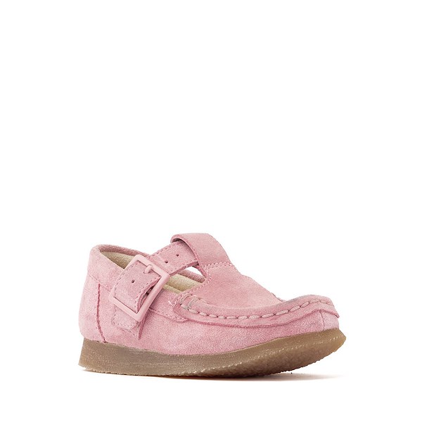 alternate view Clarks Wallabee Evo T-Bar Mocassin - Toddler - Dusty PinkALT5