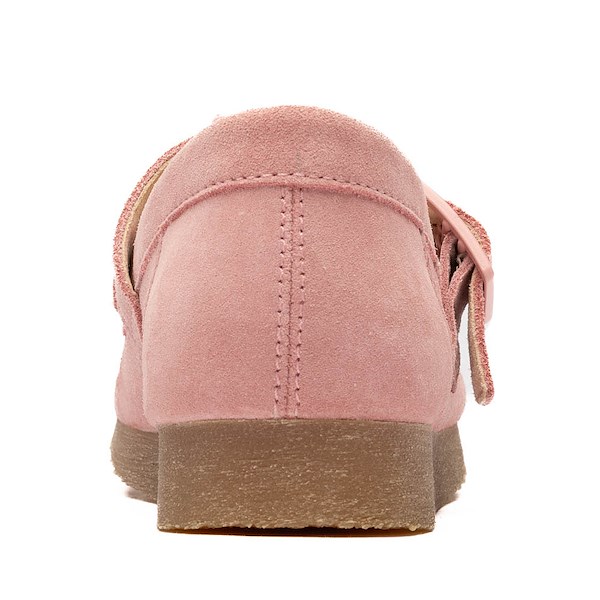 alternate view Clarks Wallabee Evo T-Bar Mocassin - Little Kid - Dusty PinkALT4