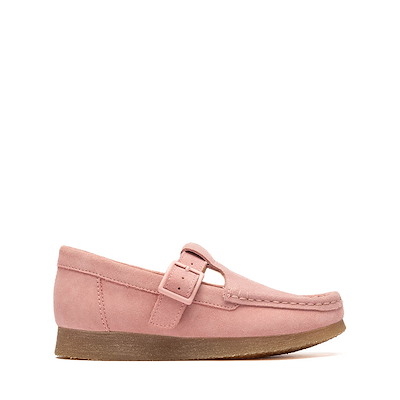 Main view of Clarks Wallabee Evo T-Bar Mocassin - Little Kid - Dusty Pink