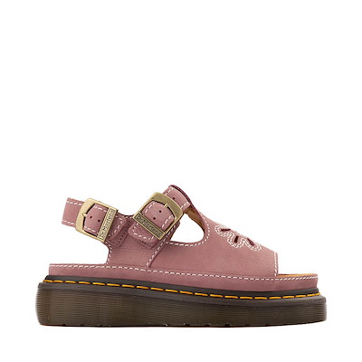 Main view of Womens Dr. Martens Dunnet Flower Sandal - Dusty Rose Pink