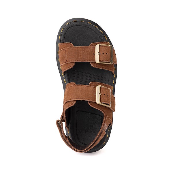 alternate view Womens Dr. Martens Zebzag Sandal - Sepia BrownALT2
