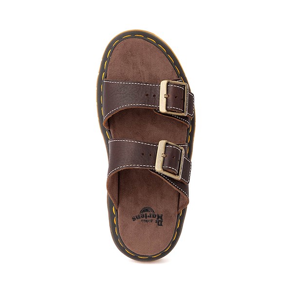 alternate view Dr. Martens Josef Slide Sandal - Dark BrownALT2