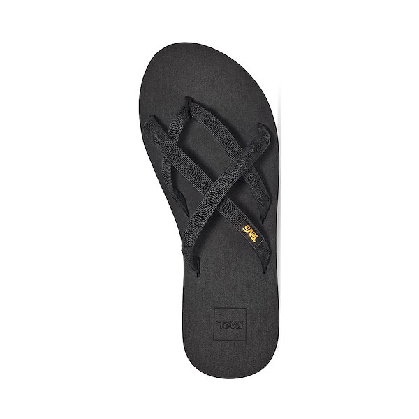 alternate view Womens Teva Olowahu Flip-Flop - BlackALT2
