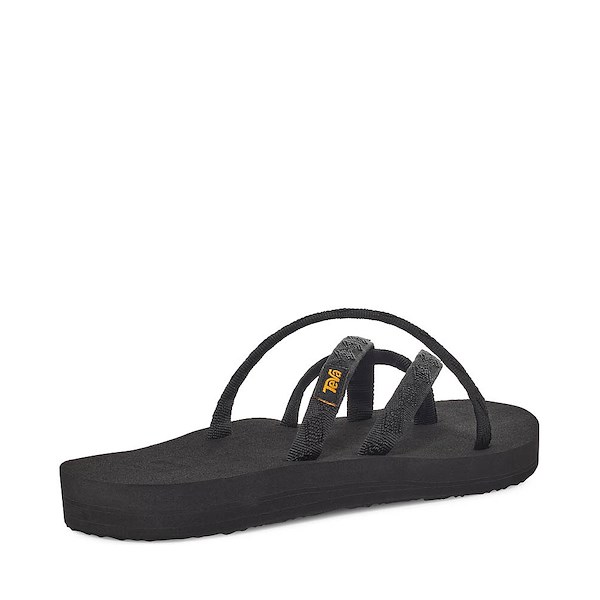 alternate view Womens Teva Olowahu Flip-Flop - BlackALT4