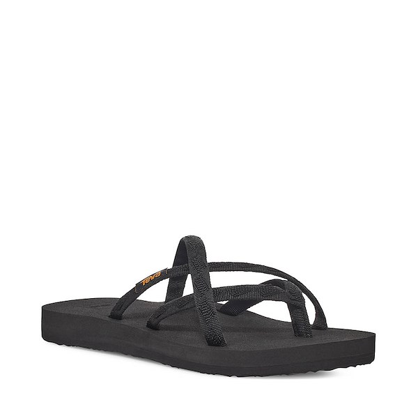 alternate view Womens Teva Olowahu Flip-Flop - BlackALT5