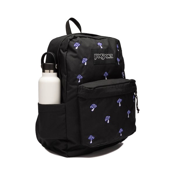 alternate view JanSport SuperBreak Plus Backpack - Embroidered Shrooms BlackALT4