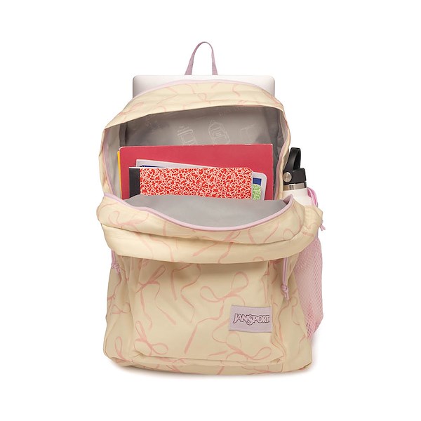 alternate view JanSport Main Campus Bows Backpack - CreamALT1