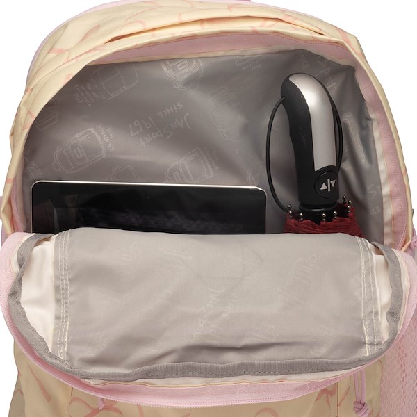 alternate view JanSport Main Campus Bows Backpack - CreamALT3