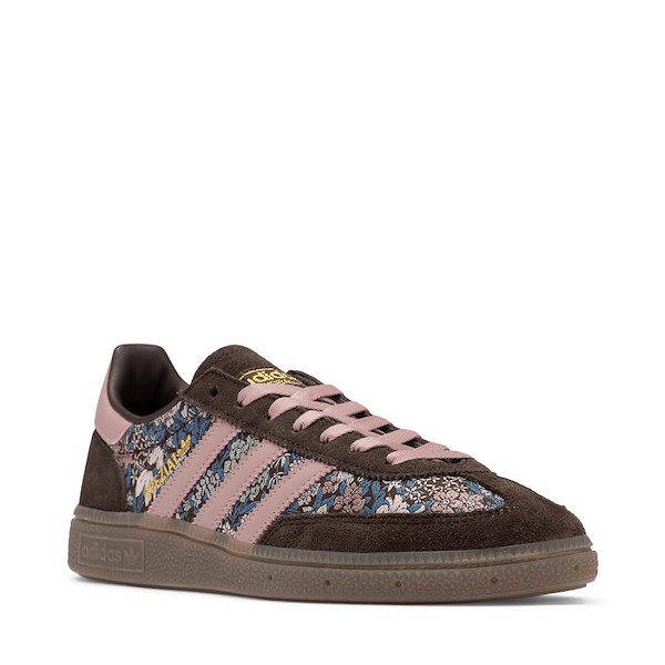 alternate view Womens adidas x Liberty London Handball Spezial Athletic Shoe - Aurora Coffee / Magic Mauve / GumALT5