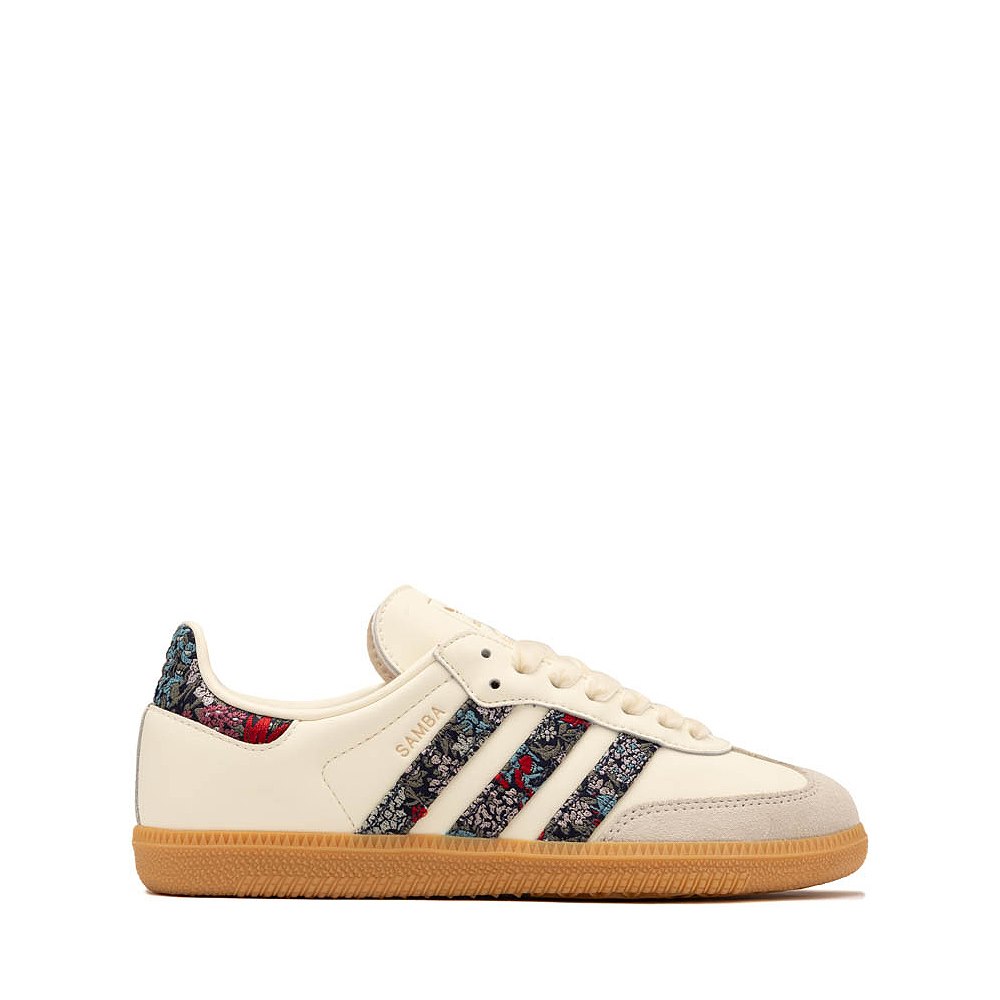 adidas x Liberty London Samba OG Athletic Shoe - Big Kid - Cream White / Talc