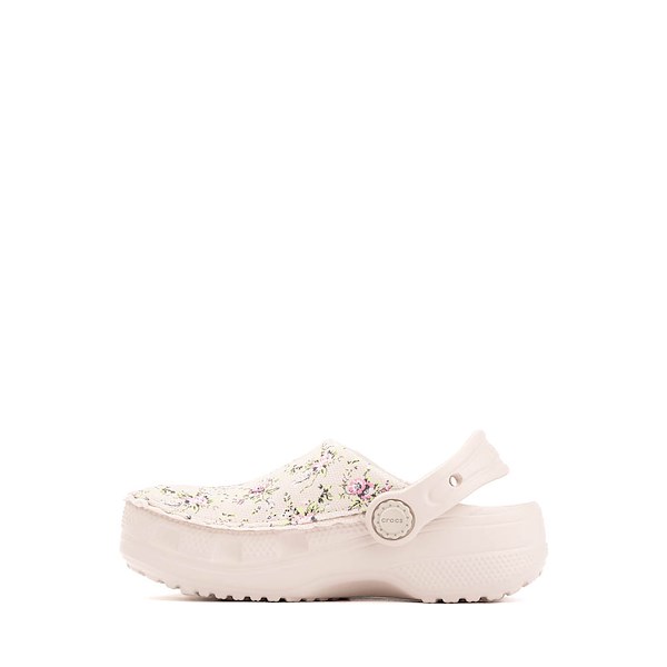 alternate view Crocs Classic Crafted Ditsy Floral Clog - Baby / Toddler - Cocoa Cr&eacute;meALT1