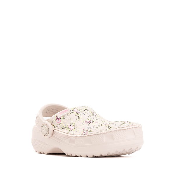alternate view Crocs Classic Crafted Ditsy Floral Clog - Baby / Toddler - Cocoa Cr&eacute;meALT5