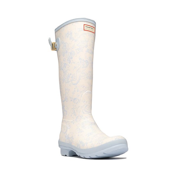 alternate view Womens Hunter x LoveShackFancy Original Tall Rain Boot - Toscana ToileALT5