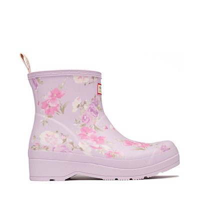 Main view of Womens Hunter x LoveShackFancy Play&trade; Short Rain Boot - Happy Thoughts