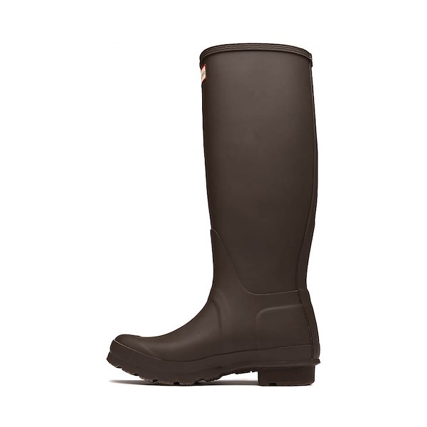 alternate view Womens Hunter Original Tall Rain Boot - Dark BrownALT1