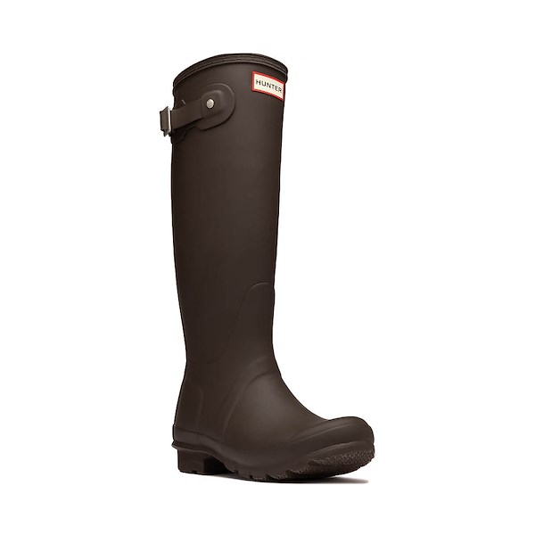 alternate view Womens Hunter Original Tall Rain Boot - Dark BrownALT5
