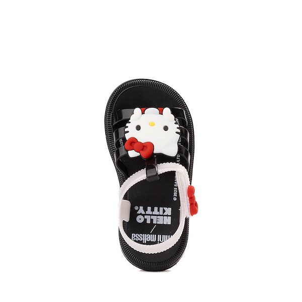 alternate view Mini Melissa x Hello Kitty&reg; & Friends Hip Sandal - Toddler - Black / WhiteALT2