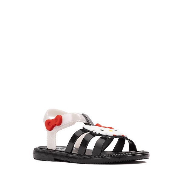 alternate view Mini Melissa x Hello Kitty&reg; & Friends Hip Sandal - Toddler - Black / WhiteALT5