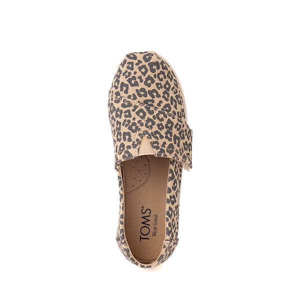 alternate view TOMS Alpargata Classic Slip-On Casual Shoe - Little Kid / Big Kid - Natural Leopard PrintALT2