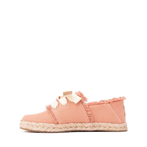 alternate view TOMS Carolina Lace-Up Espadrille - Little Kid / Big Kid - BloomALT1