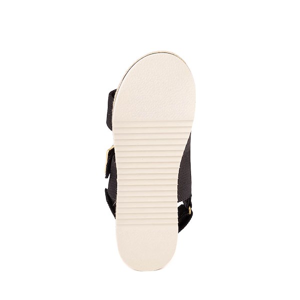 alternate view TOMS Giana Platform Sandal - Little Kid / Big Kid - BlackALT3