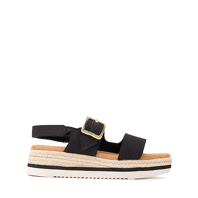 Main view of TOMS Giana Platform Sandal - Little Kid / Big Kid - Black