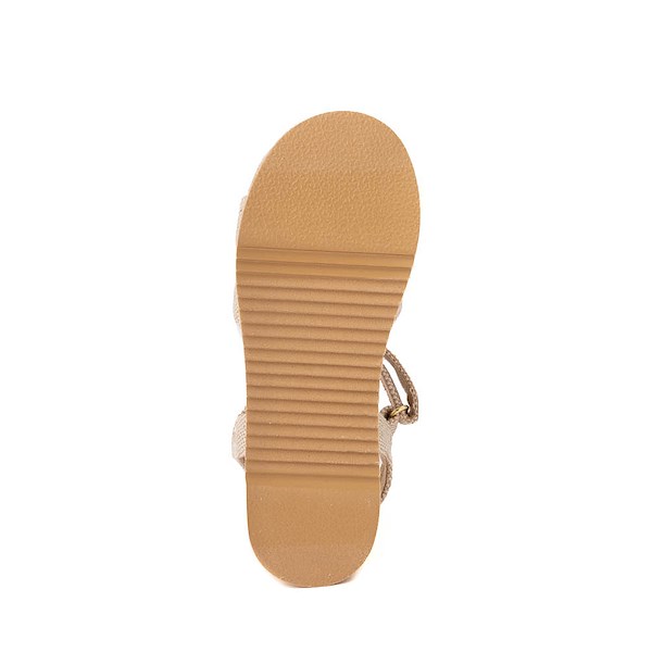 alternate view TOMS Diana Platform Sandal - Little Kid / Big Kid - Champagne GlimmerALT3