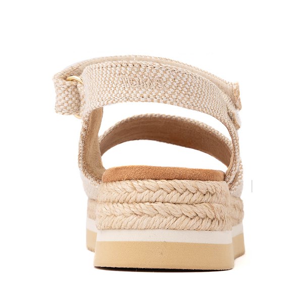 alternate view TOMS Diana Platform Sandal - Little Kid / Big Kid - Champagne GlimmerALT4