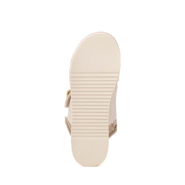 alternate view TOMS Giana Platform Sandal - Little Kid / Big Kid - NaturalALT3