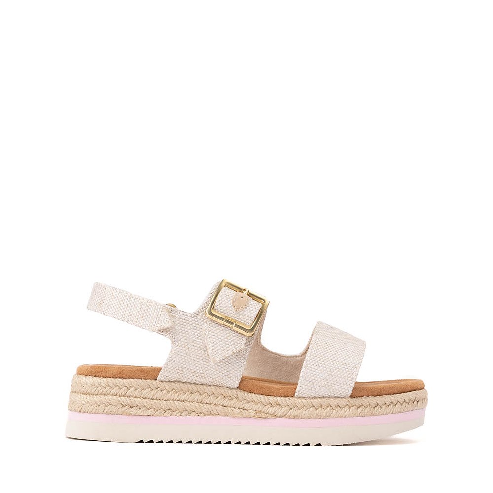 TOMS Giana Platform Sandal - Little Kid / Big Kid - Natural