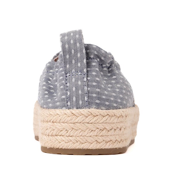 alternate view TOMS Valencia Platform Espadrille - Little Kid / Big Kid - Niagara MistALT4