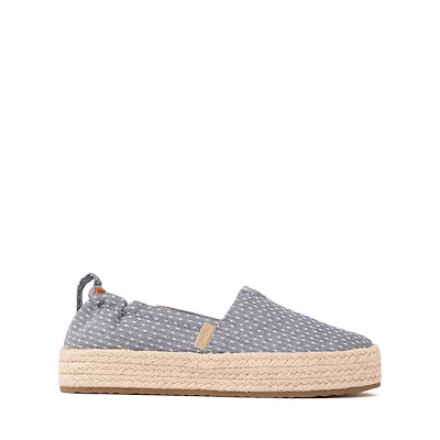 Main view of TOMS Valencia Platform Espadrille - Little Kid / Big Kid - Niagara Mist