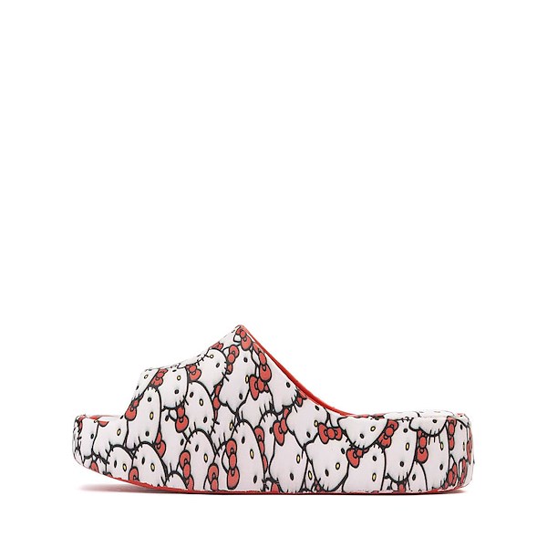 alternate view Mini Melissa + Hello Kitty&reg; & Friends Free Platform Slide Sandal - Little Kid / Big Kid - Red / WhiteALT1