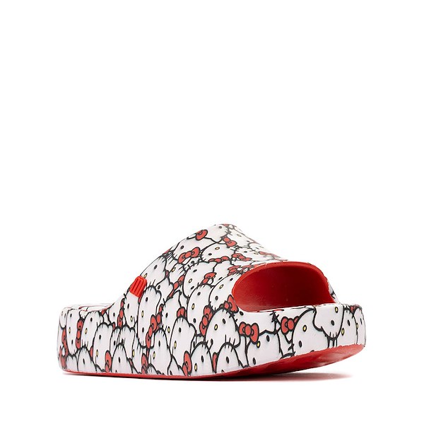 alternate view Mini Melissa + Hello Kitty&reg; & Friends Free Platform Slide Sandal - Little Kid / Big Kid - Red / WhiteALT5