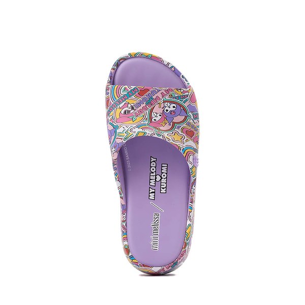 alternate view Mini Melissa + Hello Kitty&reg; & Friends Free Platform Slide Sandal - Little Kid / Big Kid - LilacALT2