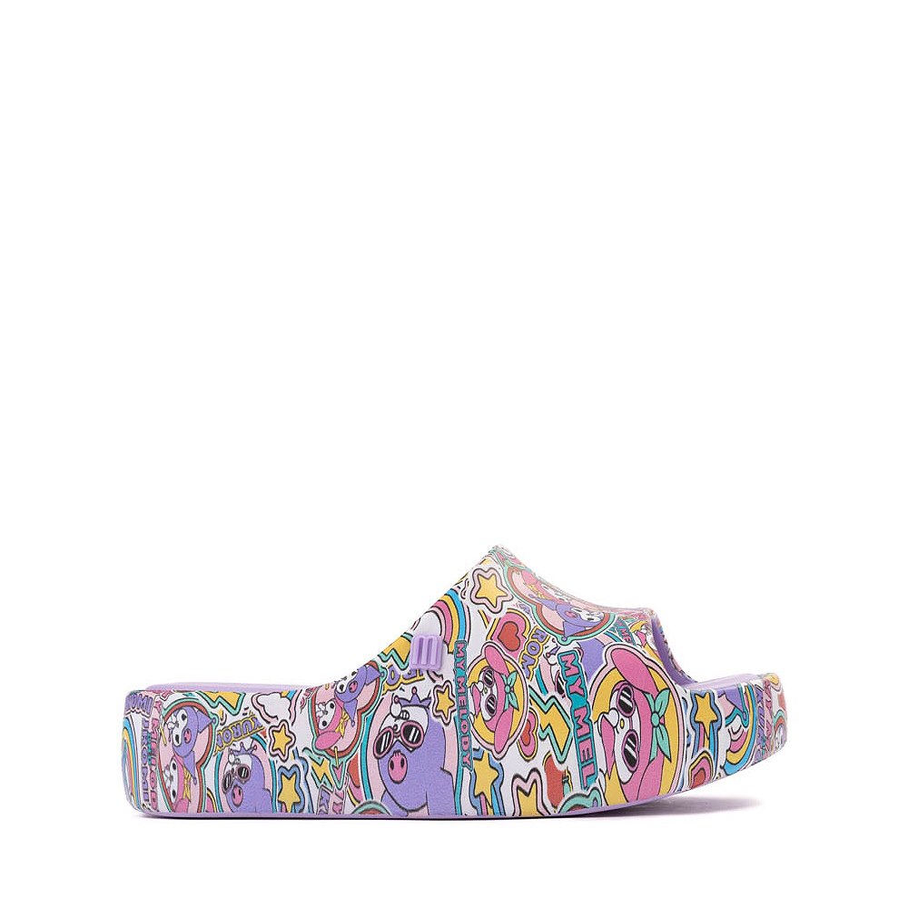 Mini Melissa + Hello Kitty&reg; & Friends Free Platform Slide Sandal - Little Kid / Big Kid - Lilac
