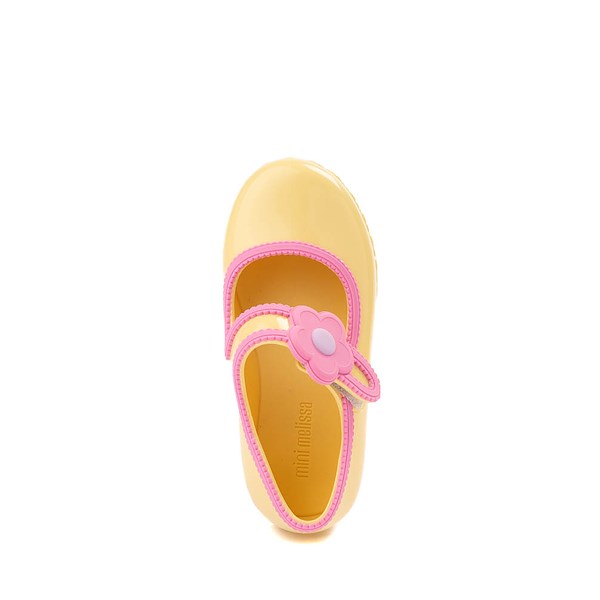 alternate view Mini Melissa Hip Ballerina Casual Shoe - Toddler / Little Kid - Yellow / PinkALT2