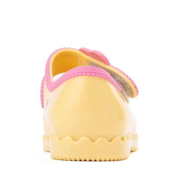 alternate view Mini Melissa Hip Ballerina Casual Shoe - Toddler / Little Kid - Yellow / PinkALT4