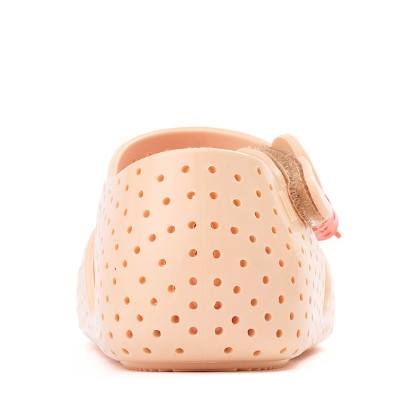 alternate view Mini Melissa Pop Flat - Toddler / Little Kid - Beige / RedALT4