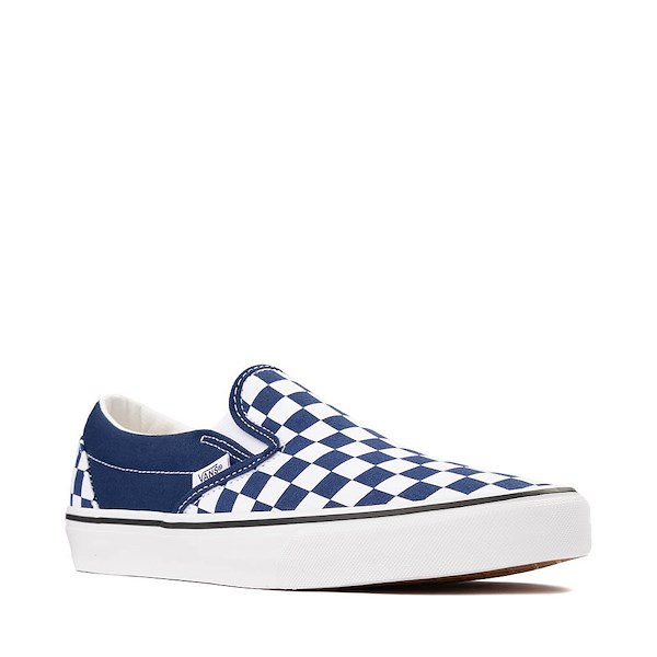 alternate view Vans Slip-On Checkerboard Skate Shoe - Deep IndigoALT5
