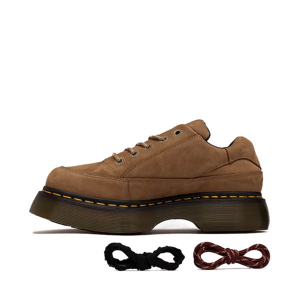 alternate view Womens Dr. Martens Buzz 5-Eye Platform Casual Shoe - Cocoa BrownALT1